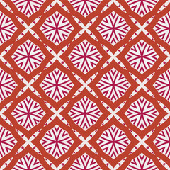 Geometric ornament in ethnic style.Seamless pattern with abstract  shapes.Repeat design for fashion, textile design,  on wall paper, wrapping paper, fabrics and home decor.