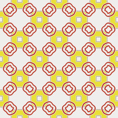 Geometric ornament in ethnic style.Seamless pattern with abstract  shapes.Repeat design for fashion, textile design,  on wall paper, wrapping paper, fabrics and home decor.