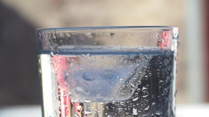 glass of water with ice, drop, ice cube, cool, ice drop, cold, ice, crystal