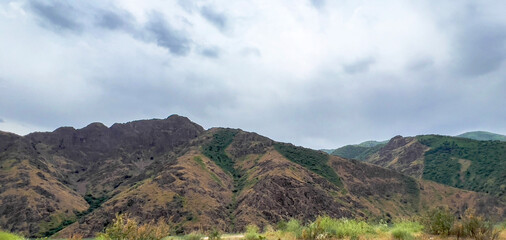 Gloomy weather in the mountains