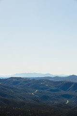 Obraz premium Scenic Mountain View from Double Peak Park, San Diego, San Marcos, California