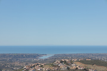 Scenic Mountain View from Double Peak Park, San Diego, San Marcos, California