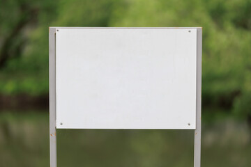 Background for design, billboards on city streets and along roads in the summer day