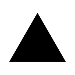 Triangle icon vector symbol sign