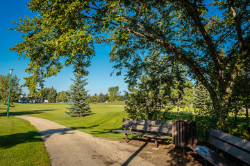 Mount Royal Park in the city of Saskatoon, Canada