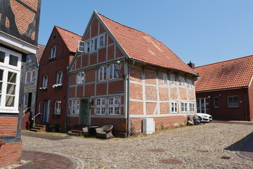 Historische Häuser Spiegelberg in Stade