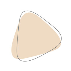 Aesthetic Blob Element with Line
