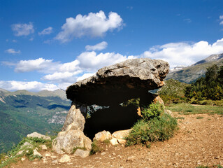 Dolmen, burial mounds, in Spain