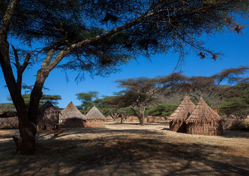 Traditional Village In Borana Tribe, Ola Alakadjilo, Ethiopia