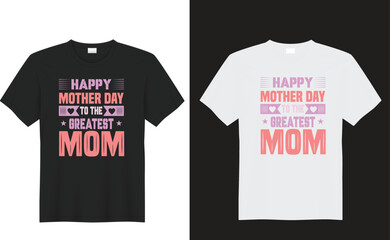 mom typography mother day best t shirt design