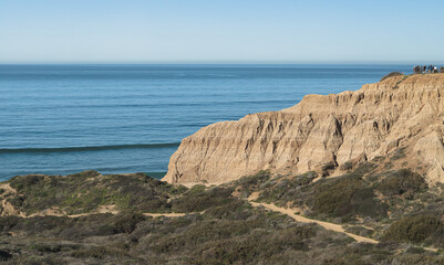 Sandstone Cliffs at Torrey Pines California