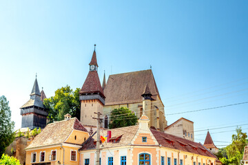 Fototapeta na wymiar Wehrkirche, Kirchenburg, Biertan, Rumänien 