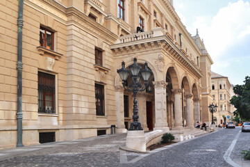 Fototapeta na wymiar Hungarian State Opera House in Budapest, Hungary