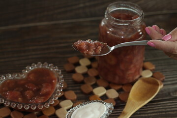 Doce de banana no pote bananada / banana candy in the bananada pot