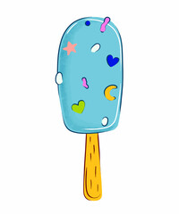 Summer color art from the set 