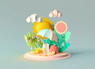 summer vibe and fruit