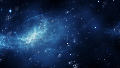 Obraz na płótnie Canvas space galaxy background made with Generative AI