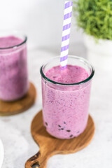 Mixed Berry Boba Smoothie