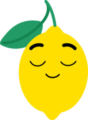Lemon Face Basic Close Eye