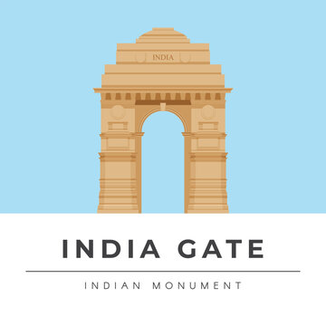 India Gate Icon Logo Isolated Sign Stock Vector (Royalty Free) 2095033312 |  Shutterstock