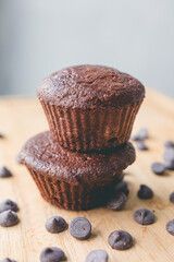chocolate chip muffins
