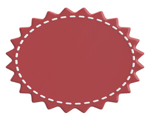 Price tag. Price label. 3D illustration.