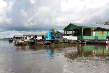 Obraz premium Brazil Amazon landscape on a sunny spring day