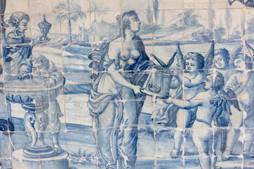 brazil el salvador church st francis interior azulejos