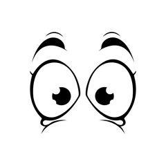 Expression eye Cartoon
