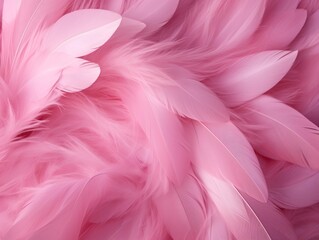 Pink Feathers Background, Clean soft Illustration