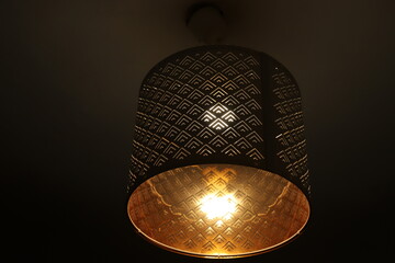 Ceiling lamp to illuminate the room at night.