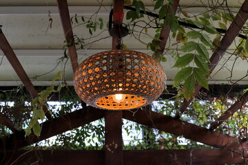 Ceiling lamp to illuminate the room at night.