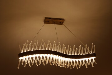 Ceiling lamp to illuminate the room at night.