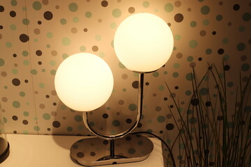 Ceiling lamp to illuminate the room at night.