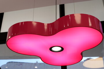 Ceiling lamp to illuminate the room at night.