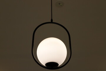 Ceiling lamp to illuminate the room at night.