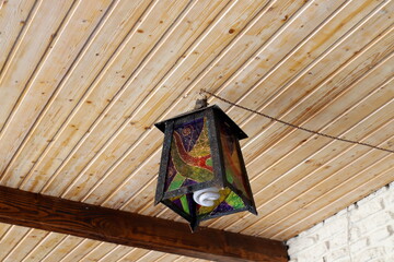 Ceiling lamp to illuminate the room at night.