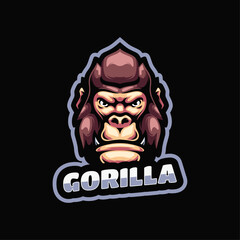 Gorilla Mascot Logo Design