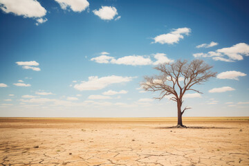 Ein Baum in der Wüste