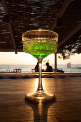 Glas mit Kitron Insel Naxos