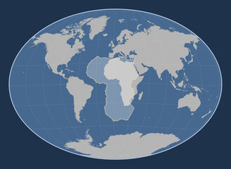 African tectonic plate. Contour. Fahey Oblique.