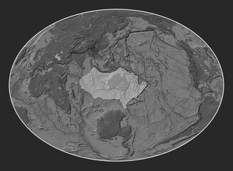 Australian tectonic plate. Bilevel. Fahey Oblique. Boundaries