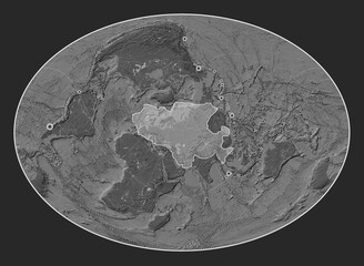 Eurasian tectonic plate. Bilevel. Fahey Oblique. Earthquakes and boundaries