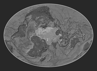 Eurasian tectonic plate. Bilevel. Fahey Oblique.