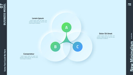 Modern Neumorphism Infographic Template