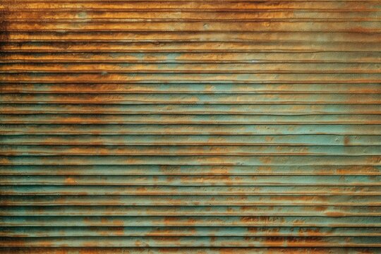 Seamless Oxidized Copper Patina Corrugated Sheet Metal