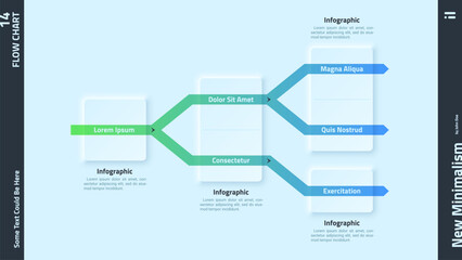 Modern Neumorphism Infographic Template © AKrasov