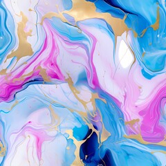 an blue and gold abstract painting created art