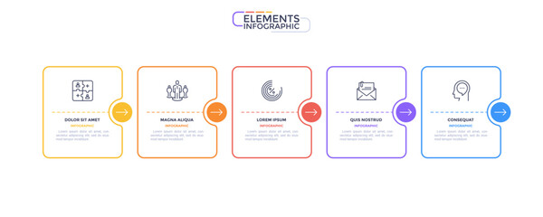 Linear SImple Infographic Template