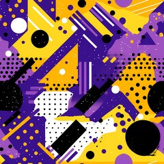 artistic abstract background design with purple and yellow